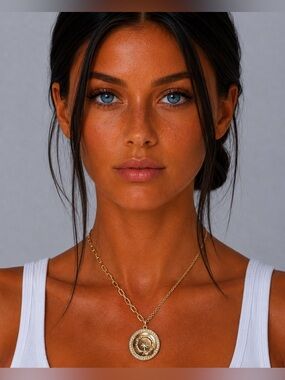 NWT Ettika Rebirth Snake Medallion Necklace $65 MSRP